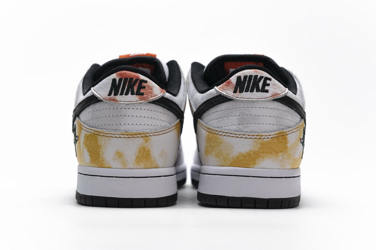 PK God Nike SB Dunk Low Raygun Tie-Dye White BQ6832-101