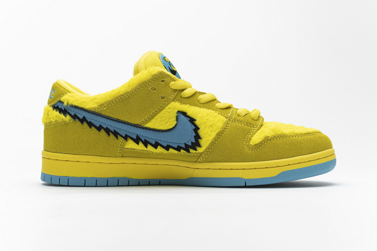 PK God Nike SB Dunk Low Grateful Dead Bears Opti Yellow CJ5378-700