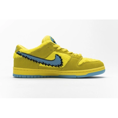 PK God Nike SB Dunk Low Grateful Dead Bears Opti Yellow CJ5378-700 02