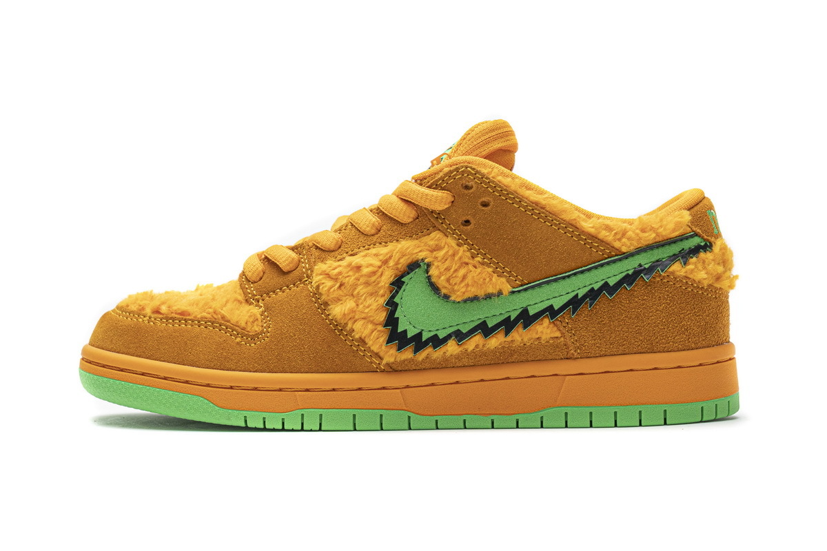 PK God Nike SB Dunk Low Grateful Dead Bears Orange CJ5378-800