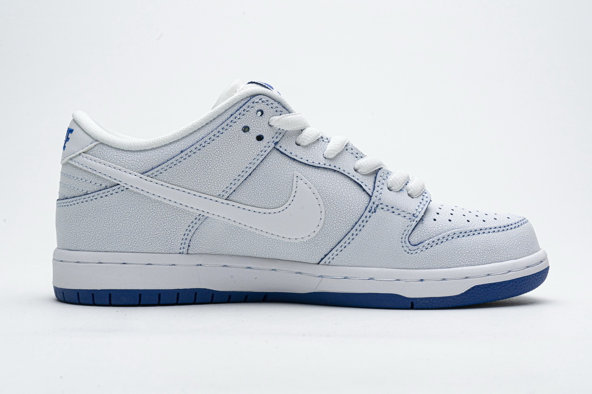PK God Nike SB Dunk Low Premium White Game Royal CJ6884-100