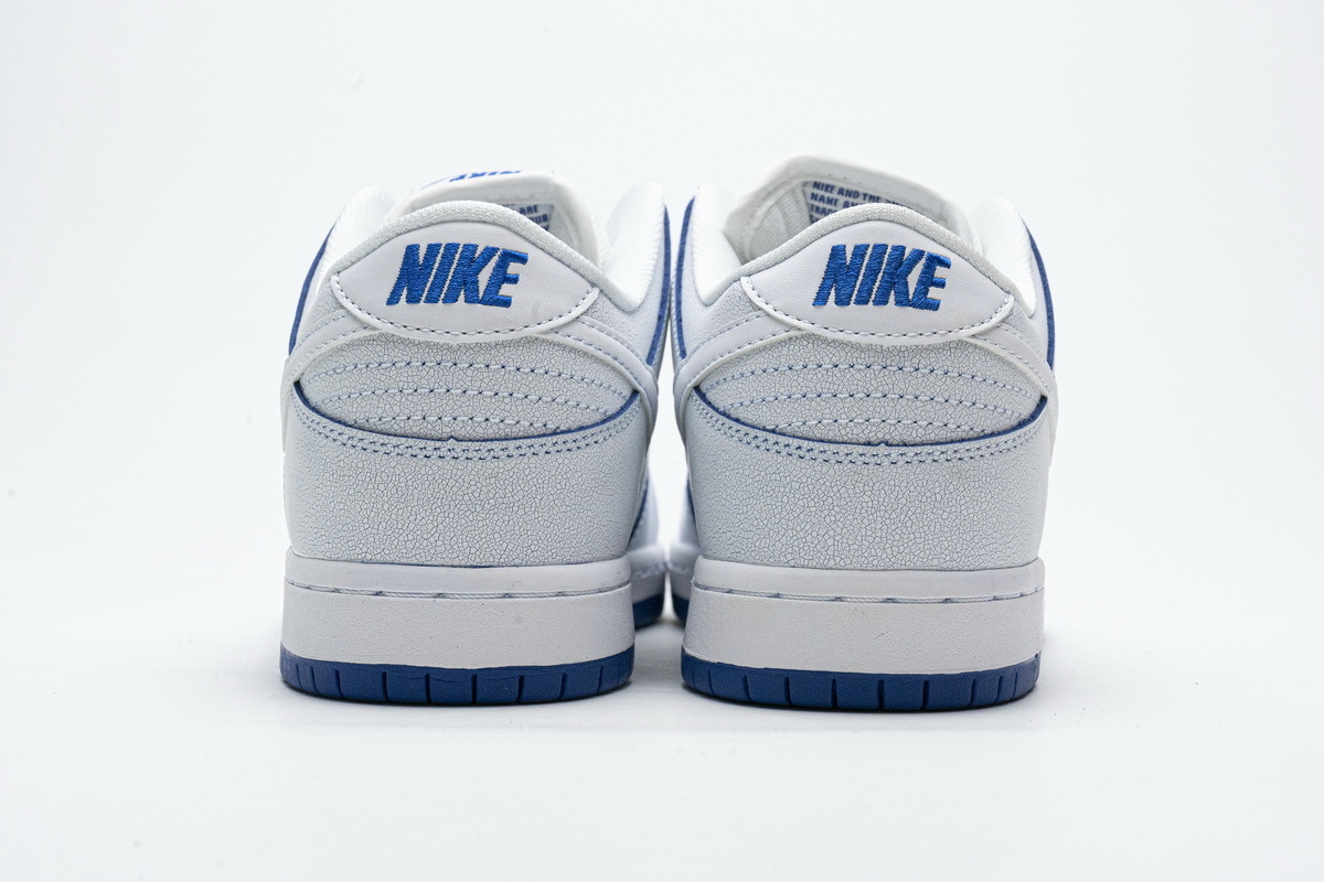 PK God Nike SB Dunk Low Premium White Game Royal CJ6884-100