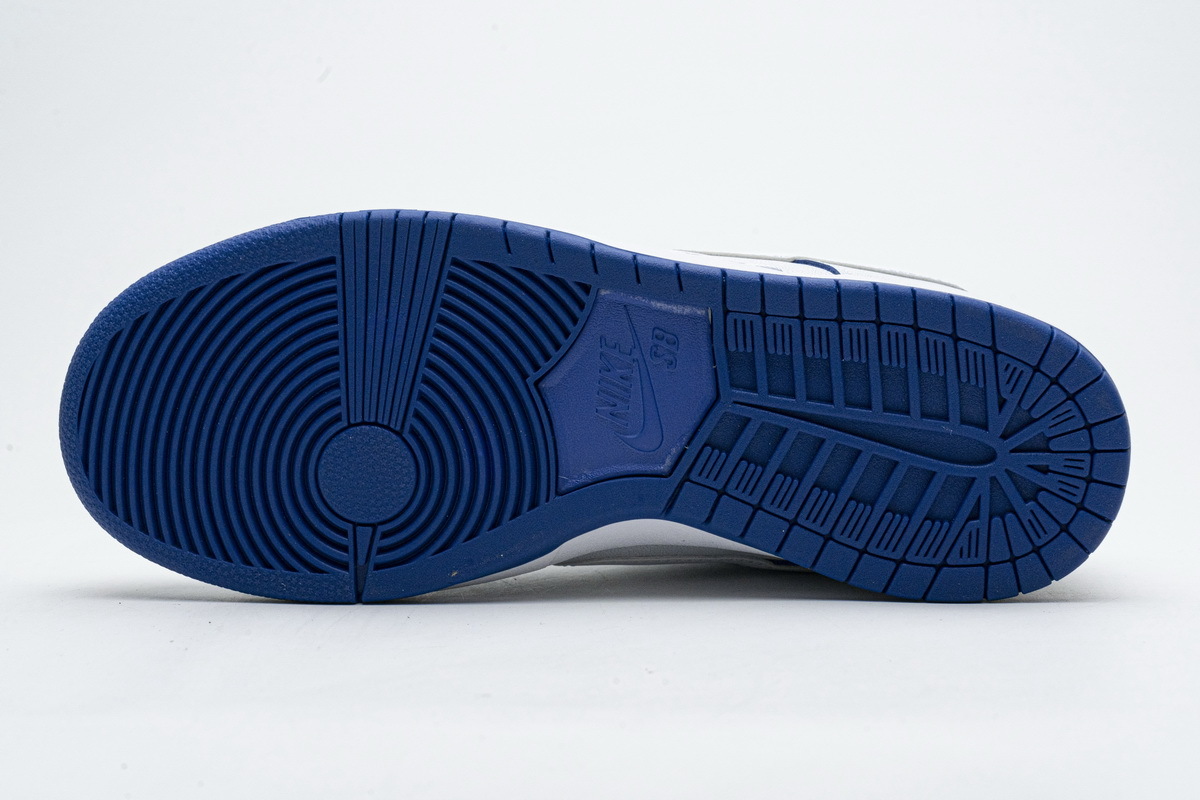 PK God Nike SB Dunk Low Premium White Game Royal CJ6884-100