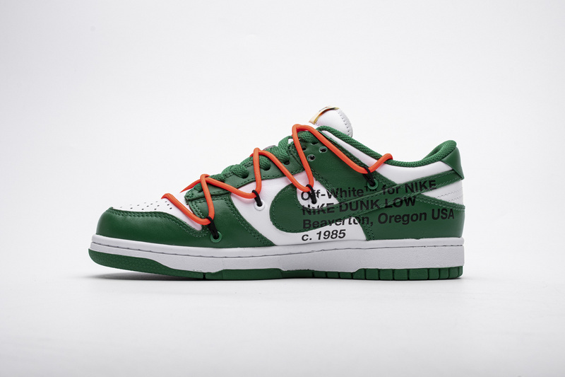PK God Nike Dunk Low Off-White Pine Green CT0856-100