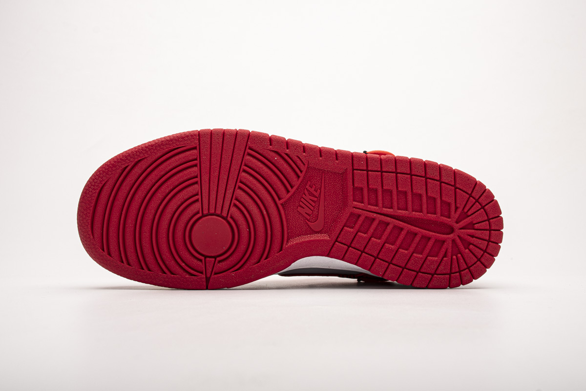 PK God Nike Dunk Low Off-White University Red CT0856-600