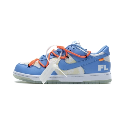 PK God Off-White x Futura x Dunk Low SB 'UNC' DD0856-403 01