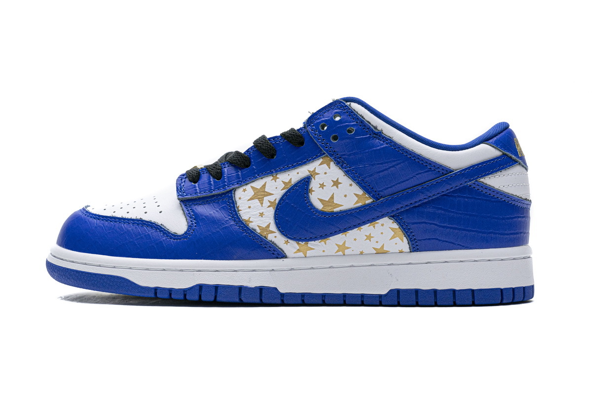 PK God Nike SB Dunk Low Supreme Stars Hyper Royal DH3228-100