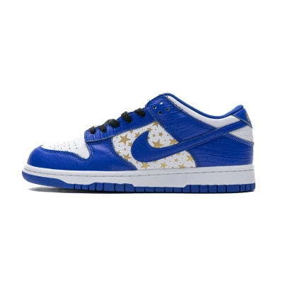 PK God Nike SB Dunk Low Supreme Stars Hyper Royal DH3228-100 01