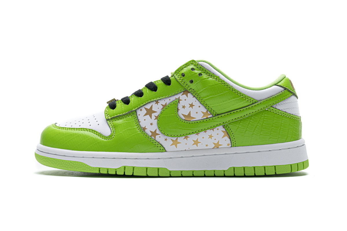 PK God Nike SB Dunk Low Supreme Stars Mean Green DH3228-101