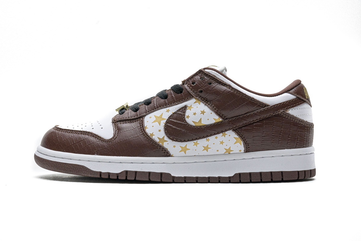 PK God Nike SB Dunk Low Supreme Stars Barkroot Brown DH3228-103