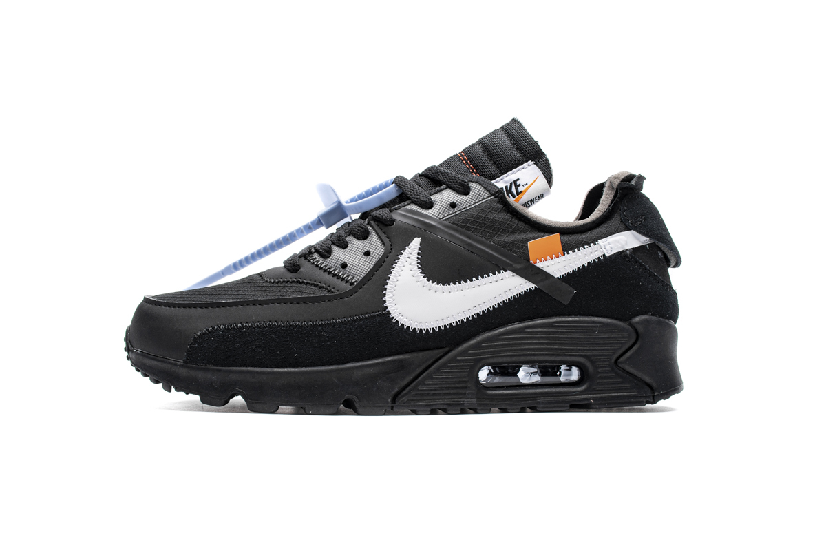 PK God Nike Air Max 90 OFF-WHITE Black AA7293-001