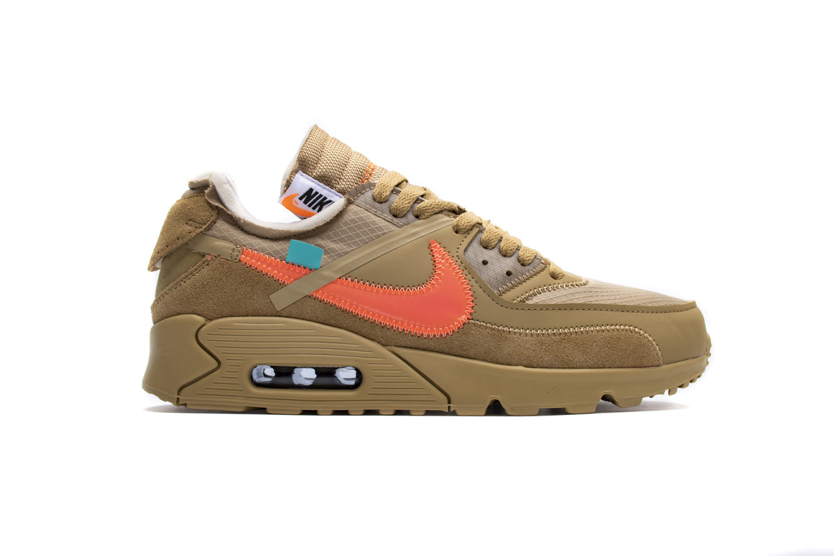 PK God Nike Air Max 90 OFF-WHITE Desert Ore AA7293-200