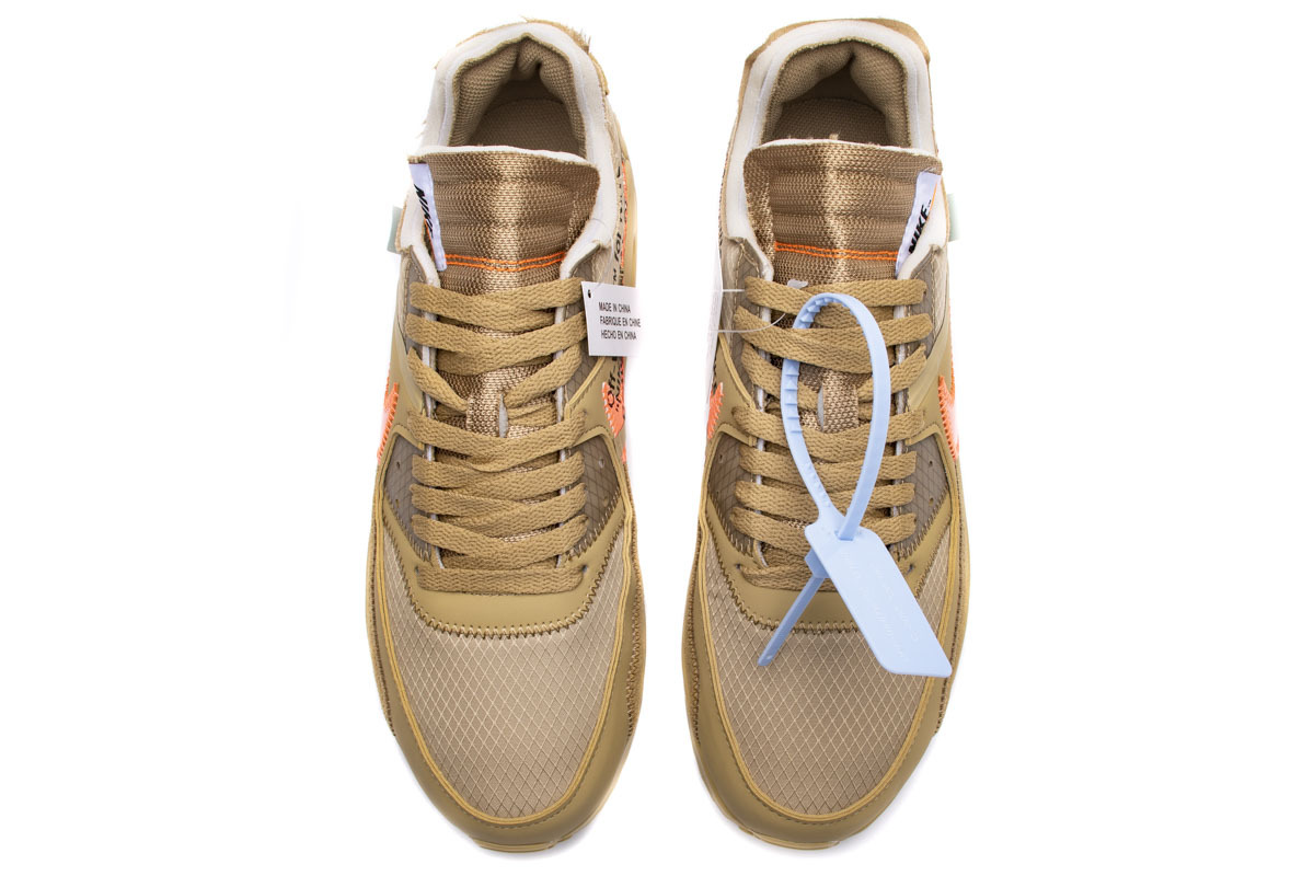 PK God Nike Air Max 90 OFF-WHITE Desert Ore AA7293-200