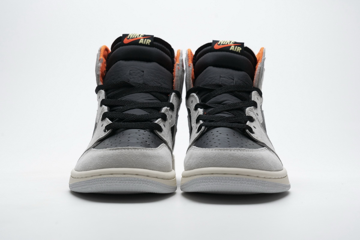 LJR Air Jordan 1 Retro High Neutral Grey Hyper Crimson 555088-018