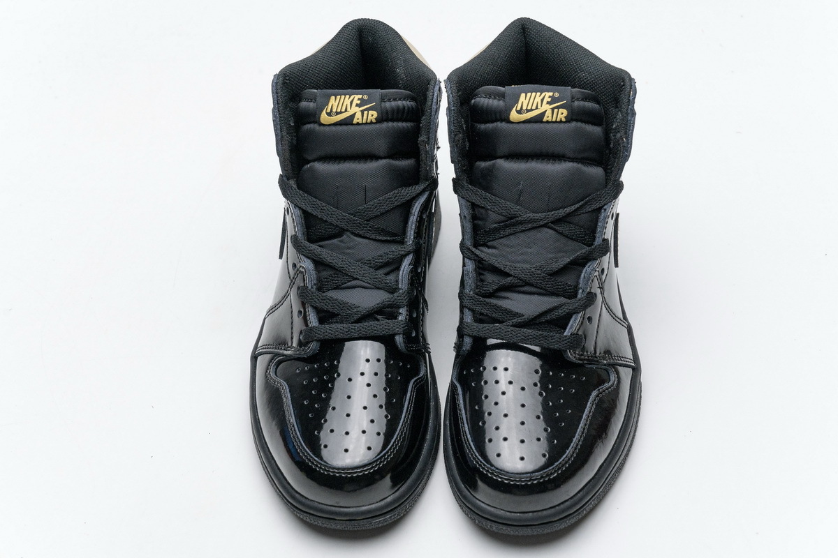 LJR Air Jordan 1 Retro High Black Metallic Gold 555088-032