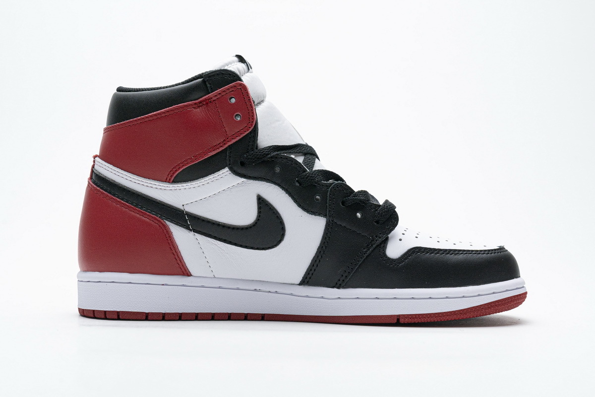 LJR Air Jordan 1 Retro Black Toe (2016) 555088-125