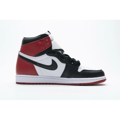 LJR Air Jordan 1 Retro Black Toe (2016) 555088-125 02