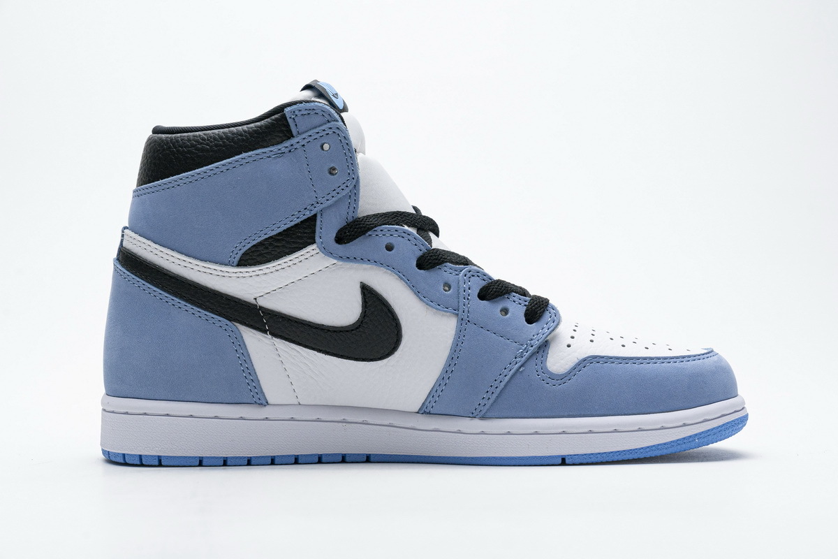 LJR Air Jordan 1 Retro High White University Blue Black 555088-134