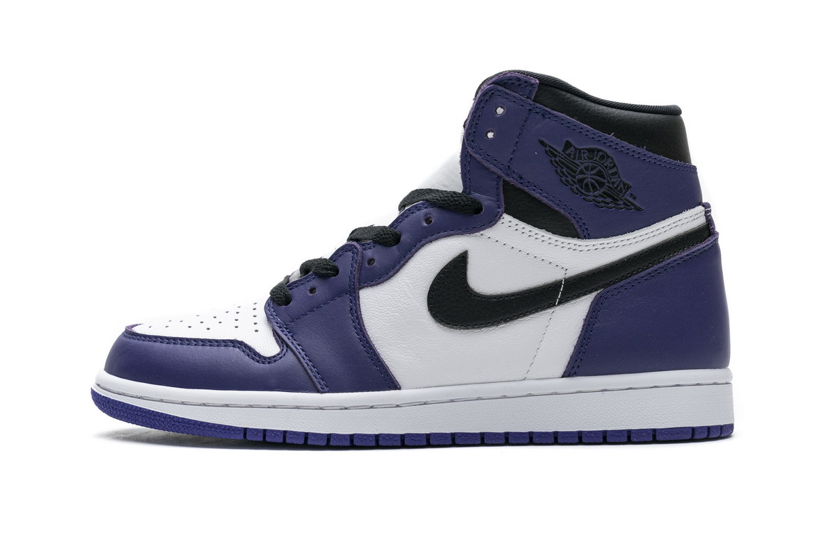 LJR Air Jordan 1 Retro High Court Purple White 555088-500