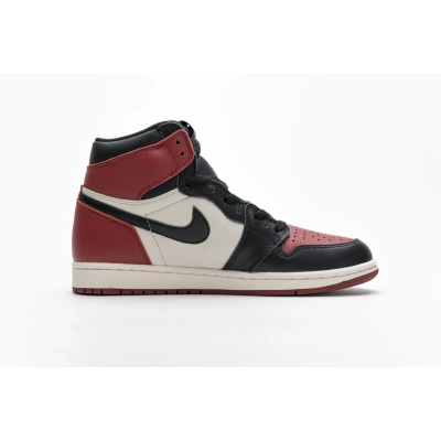 LJR Air Jordan 1 Retro High Bred Toe 555088-610 02