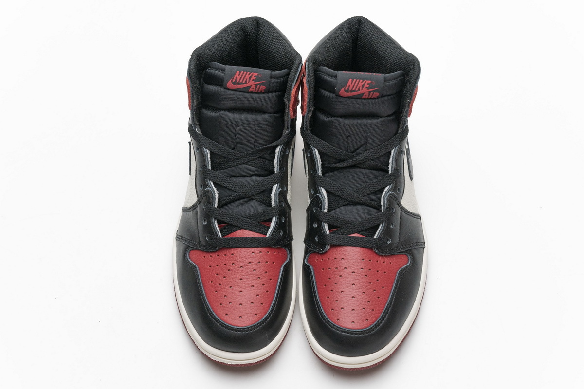 LJR Air Jordan 1 Retro High Bred Toe 555088-610