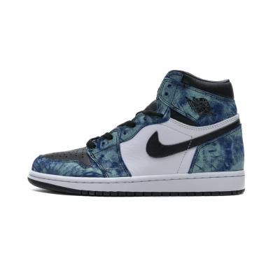 LJR Air Jordan 1 Retro High Tie Dye CD0461-100 01