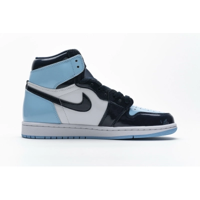 LJR Air Jordan 1 Retro High UNC Patent CD0461-401 02
