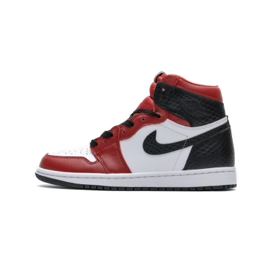 LJR Air Jordan 1 Retro High Satin Snake Chicago CD0461-601 01