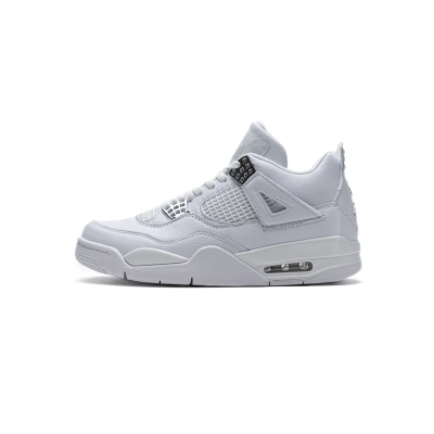 LJR Air Jordan 4 Retro Pure Money 308497-100 01