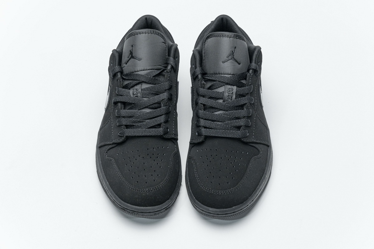 LJR Air Jordan 1 Low Triple Black 553558-056