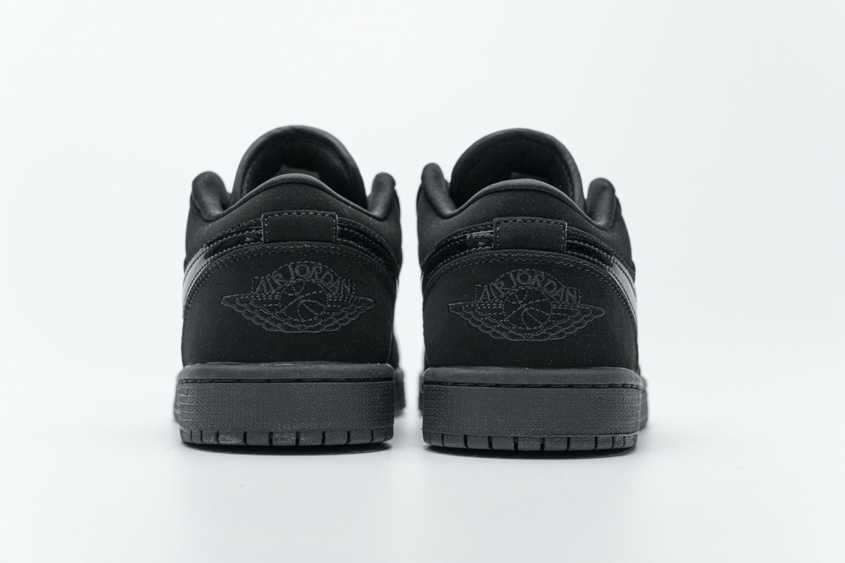 LJR Air Jordan 1 Low Triple Black 553558-056