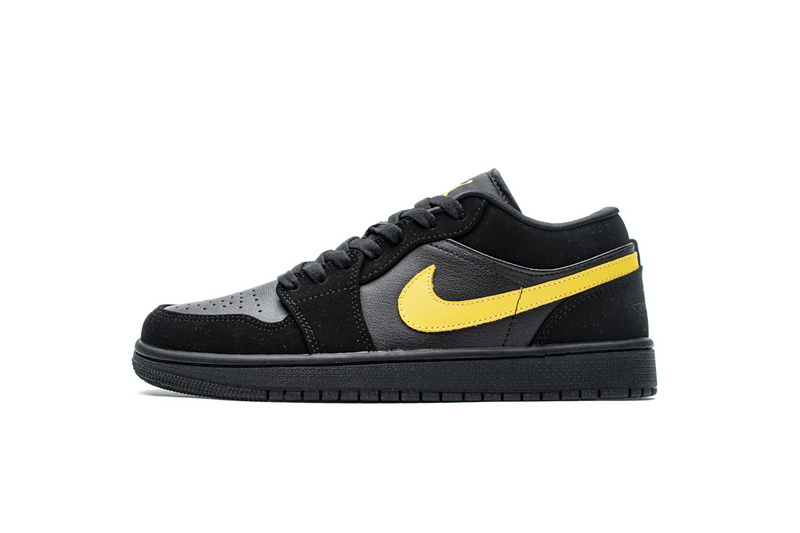 LJR Air Jordan 1 Low Black Gold 553558-071 