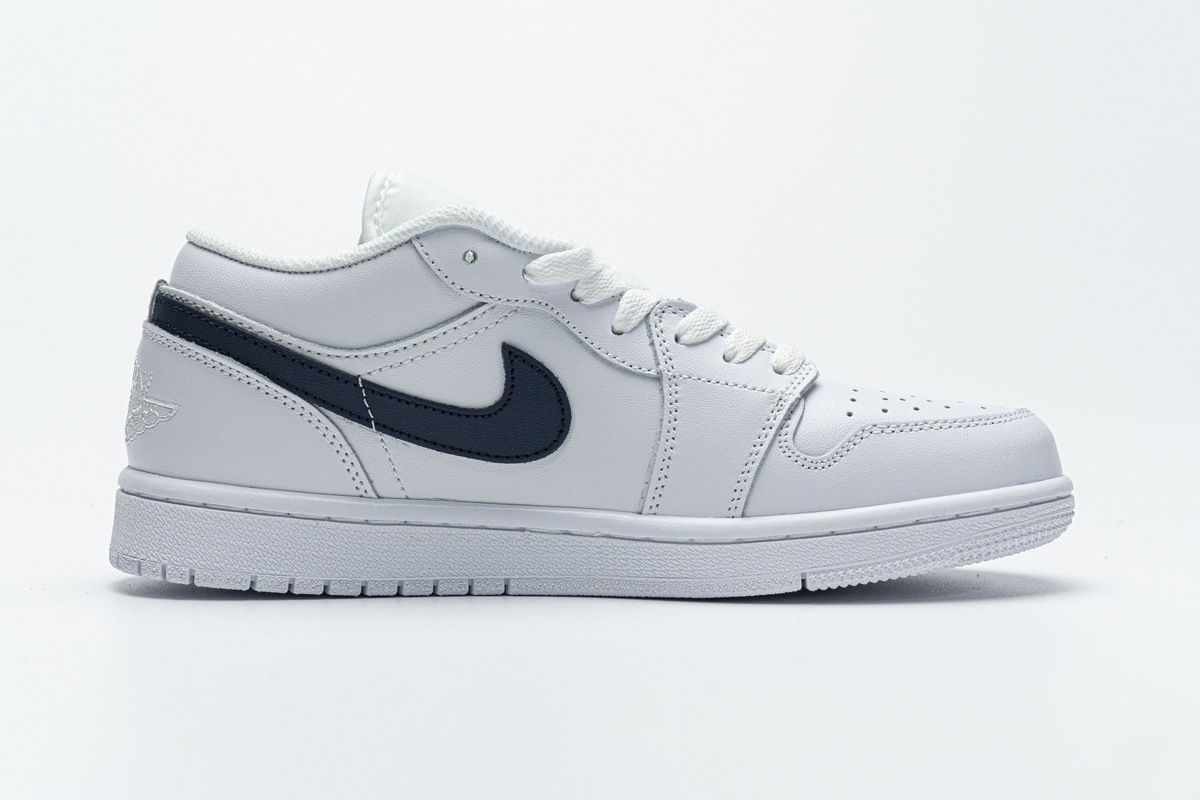 LJR Air Jordan 1 Low White Obsidian 553558-114