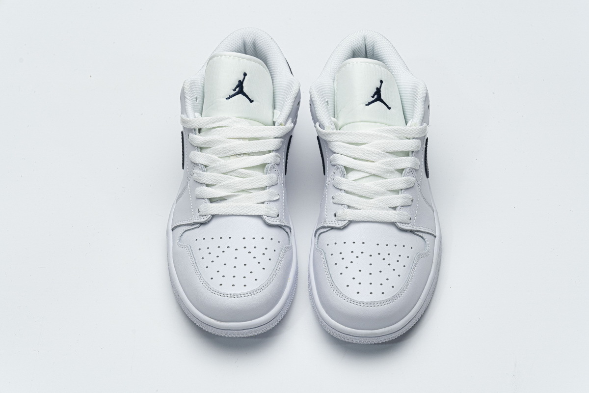 LJR Air Jordan 1 Low White Obsidian 553558-114