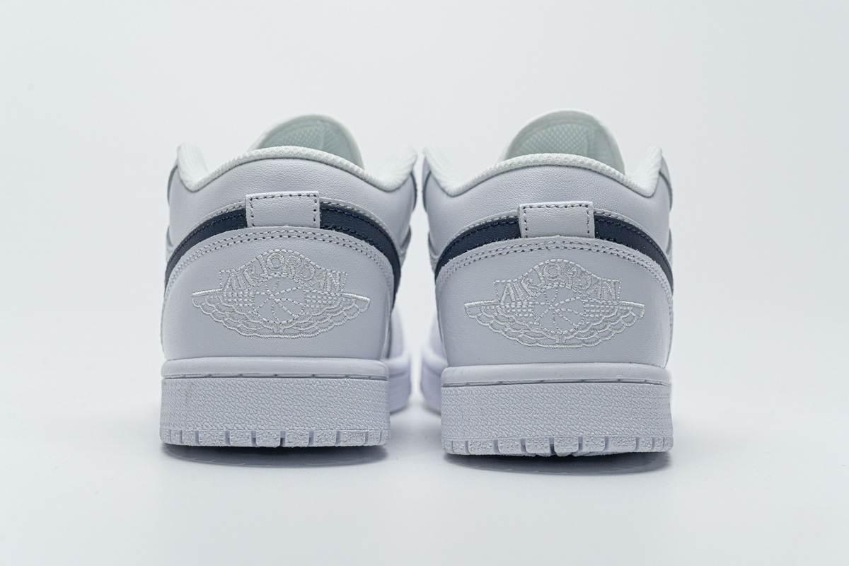 LJR Air Jordan 1 Low White Obsidian 553558-114