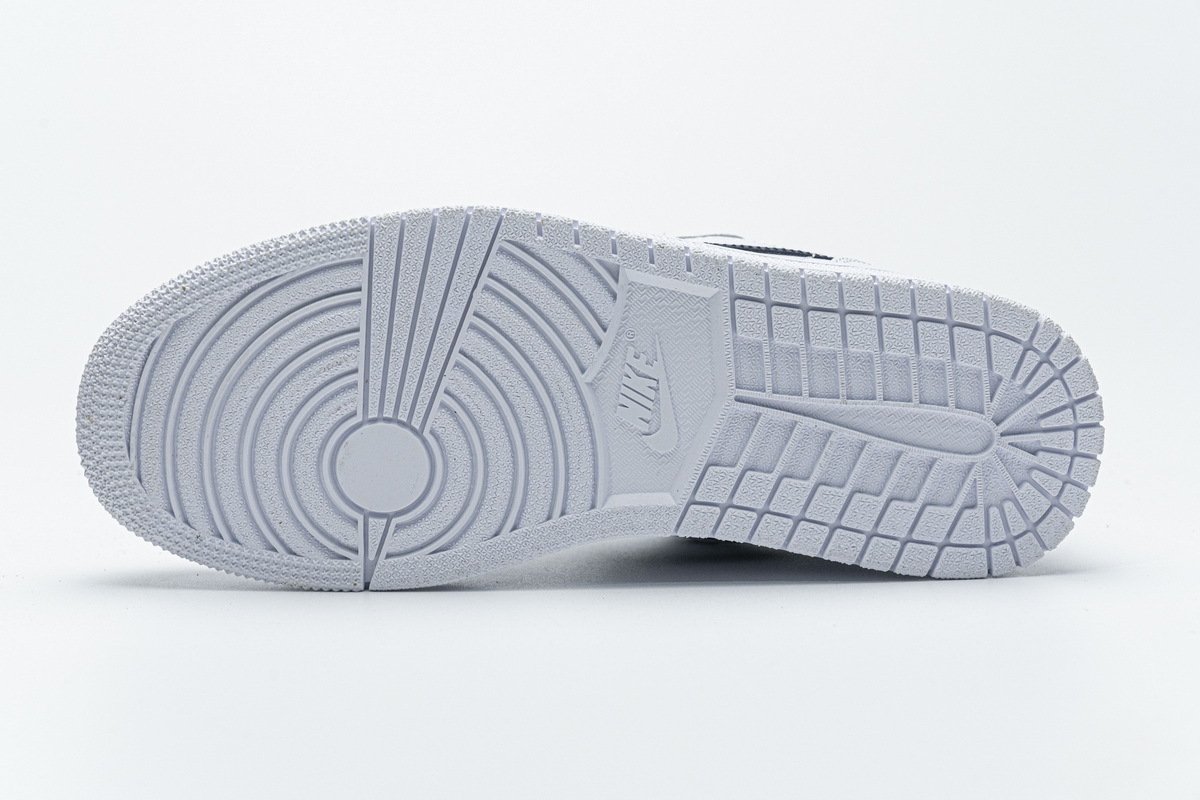 LJR Air Jordan 1 Low White Obsidian 553558-114