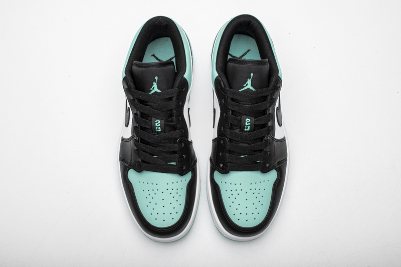 LJR Air Jordan 1 Low Emerald Toe 553558-117