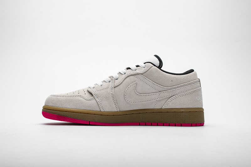 LJR Air Jordan 1 Low White Gum Hyper Pink 553558-119