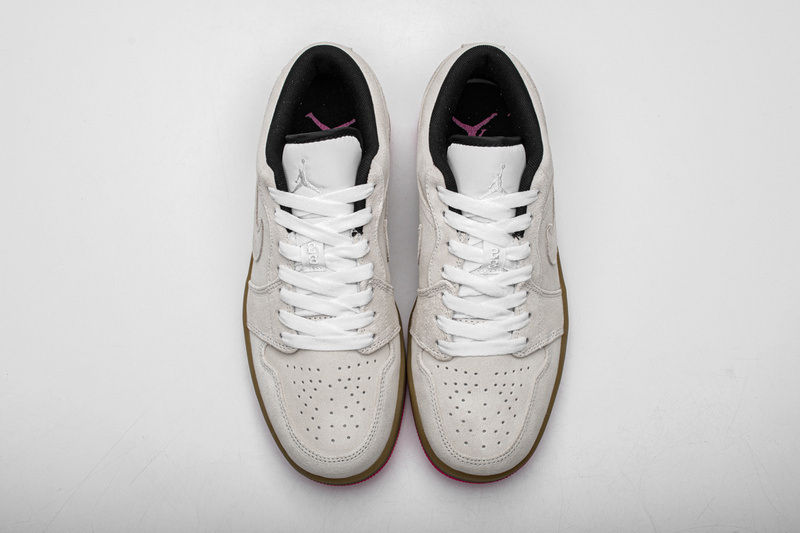 LJR Air Jordan 1 Low White Gum Hyper Pink 553558-119