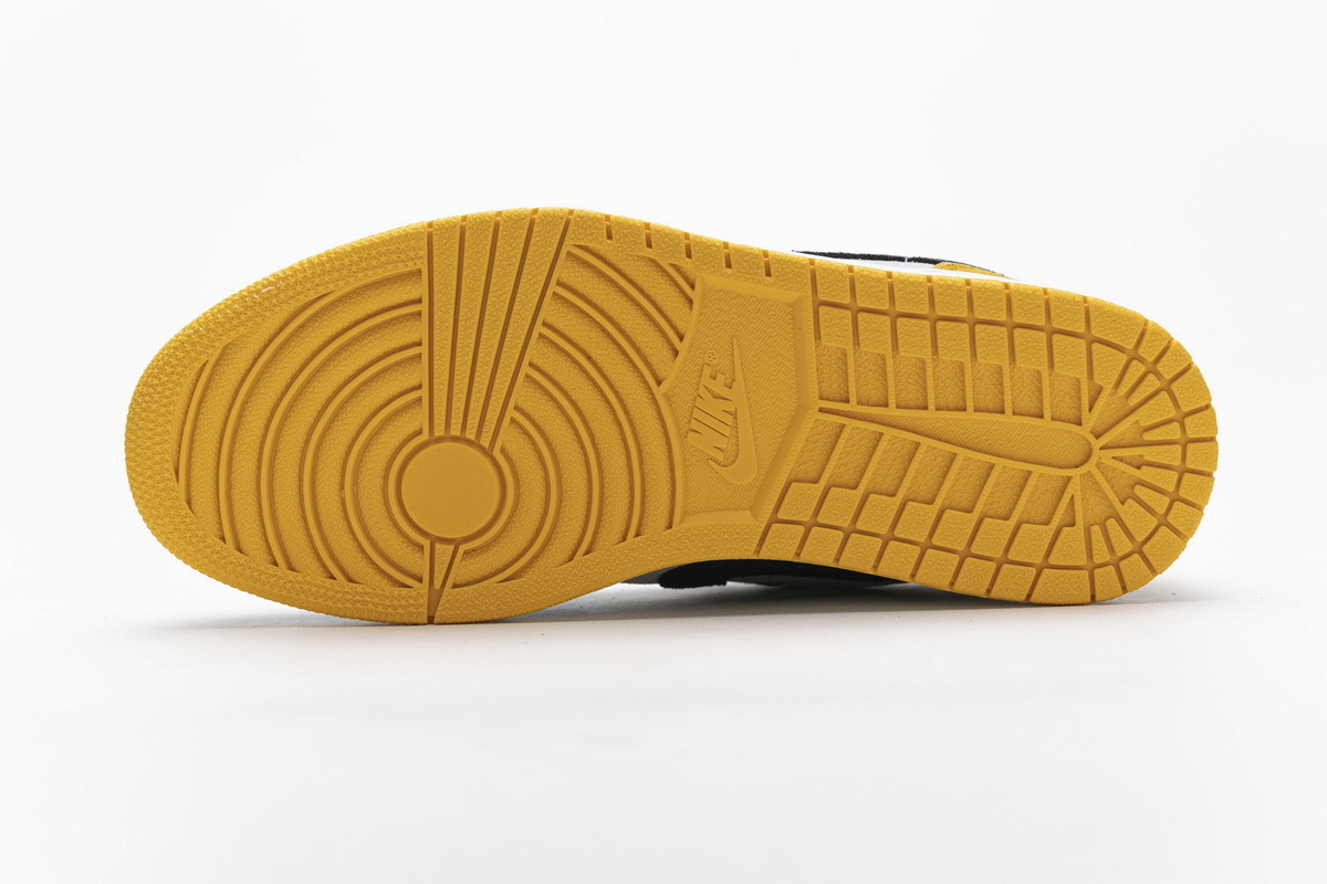 LJR Air Jordan 1 Low Sail University Gold Black 553558-127