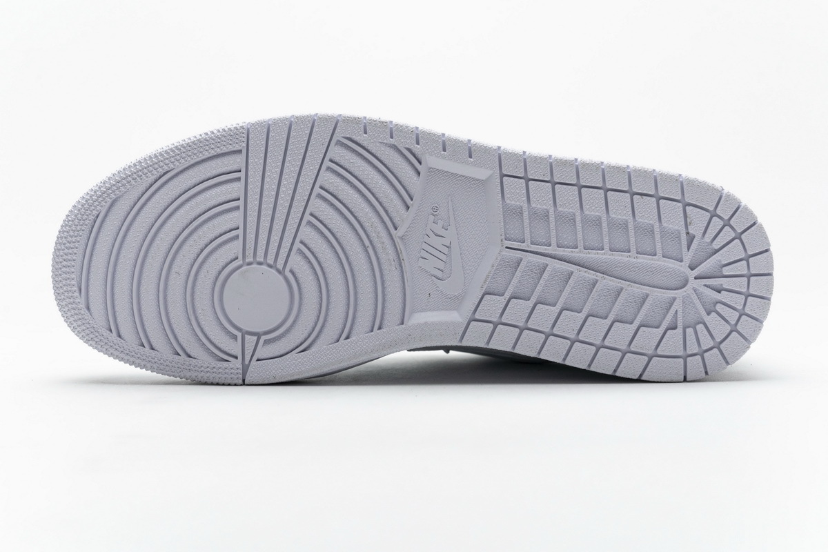 LJR Air Jordan 1 Low White Pure Platnium 553558-170