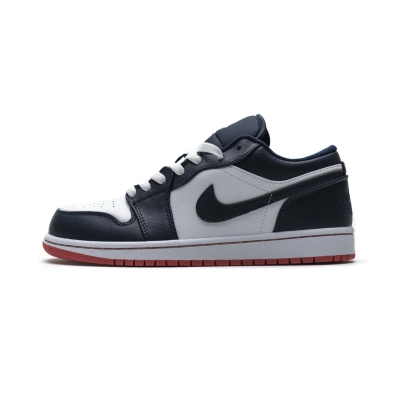 LJR Air Jordan 1 Low Obsidian Ember Glow 553558-481 01