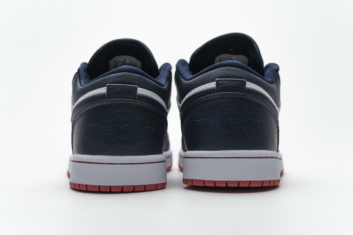 LJR Air Jordan 1 Low Obsidian Ember Glow 553558-481