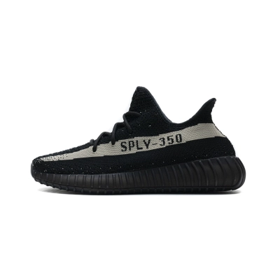 LJR adidas Yeezy Boost 350 V2 Core Black White BY1604 01
