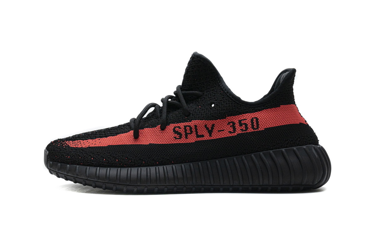 LJR adidas Yeezy Boost 350 V2 Core Black Red BY9612