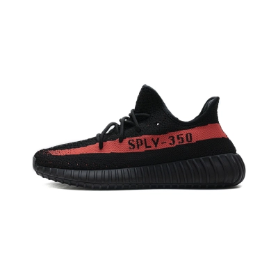 LJR adidas Yeezy Boost 350 V2 Core Black Red BY9612 01