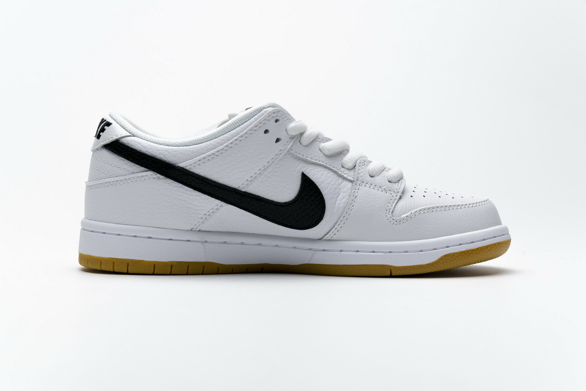 LJR Nike SB Dunk Low Orange Label White Black CD2563-100