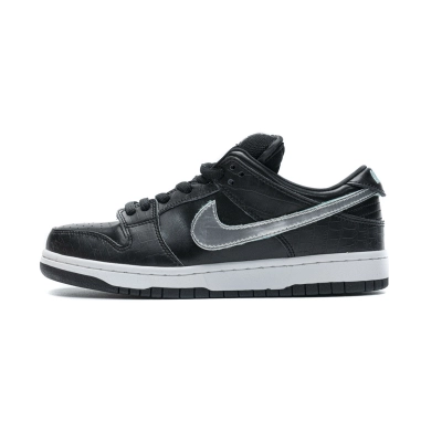 LJR Nike SB Dunk Low Diamond Supply Co Black Diamond BV1310-001 01