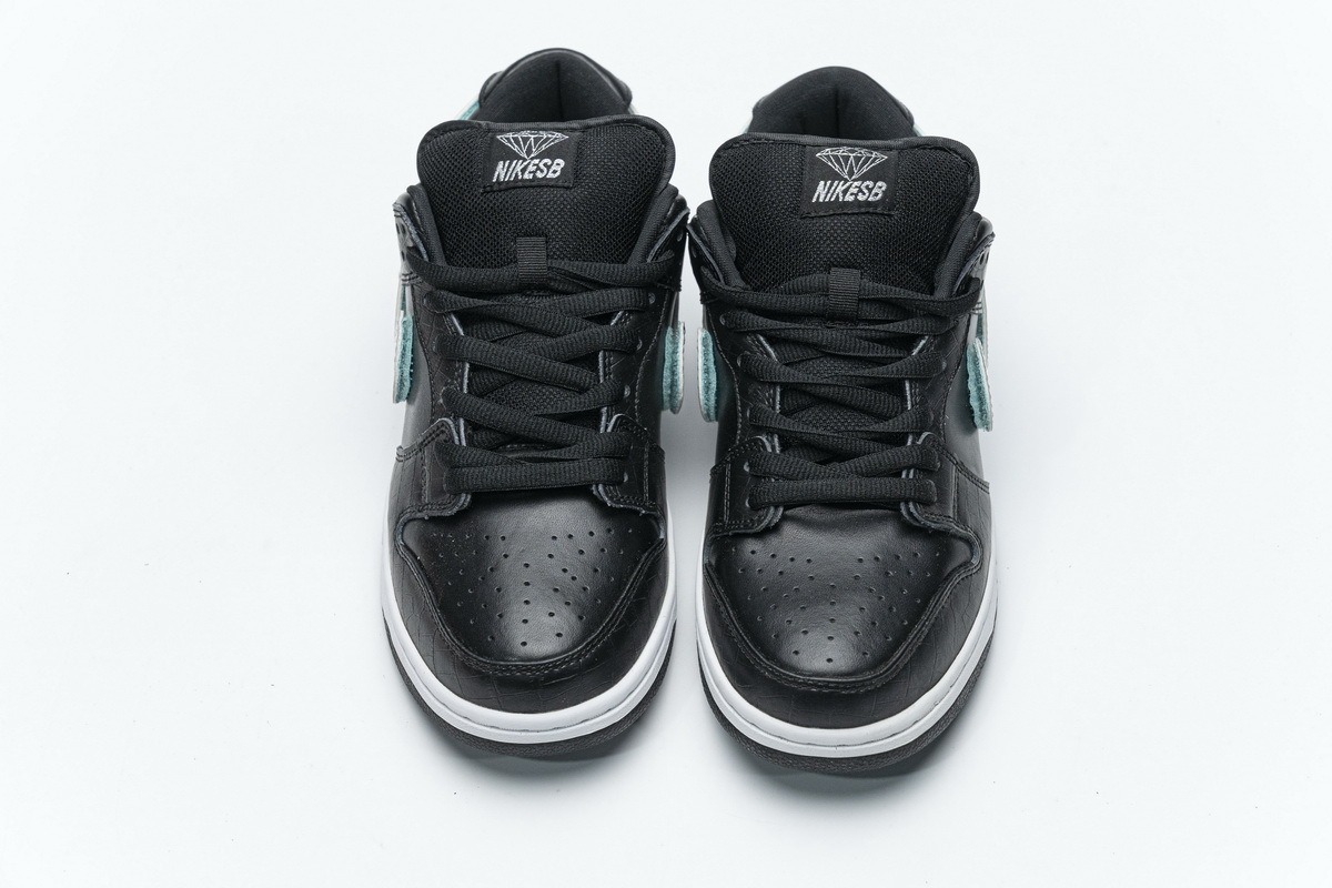 LJR Nike SB Dunk Low Diamond Supply Co Black Diamond BV1310-001