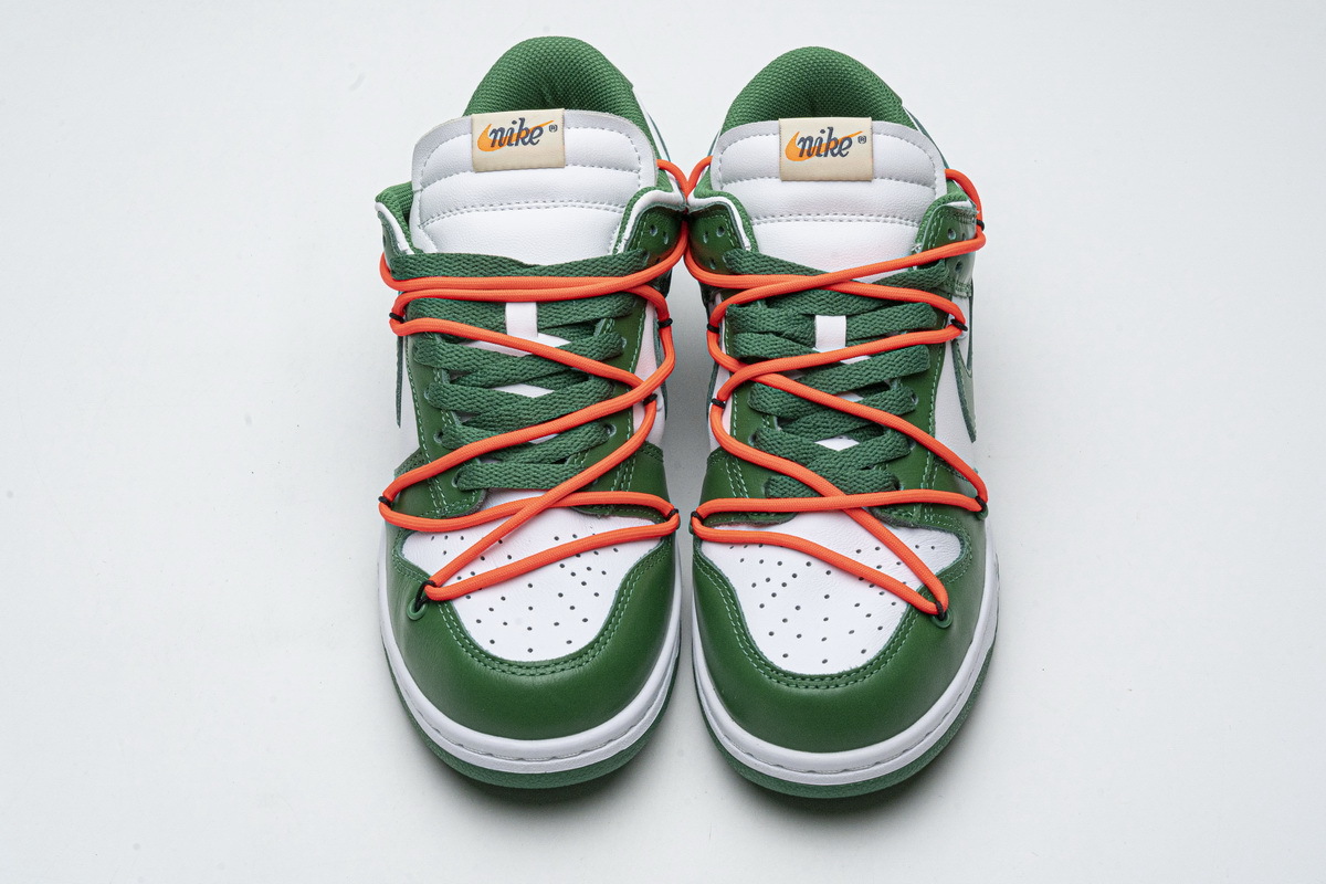 LJR Nike Dunk Low Off-White Pine Green  CT0856-100